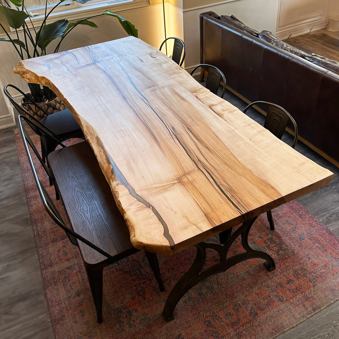 Live Edge Maple Dining Table