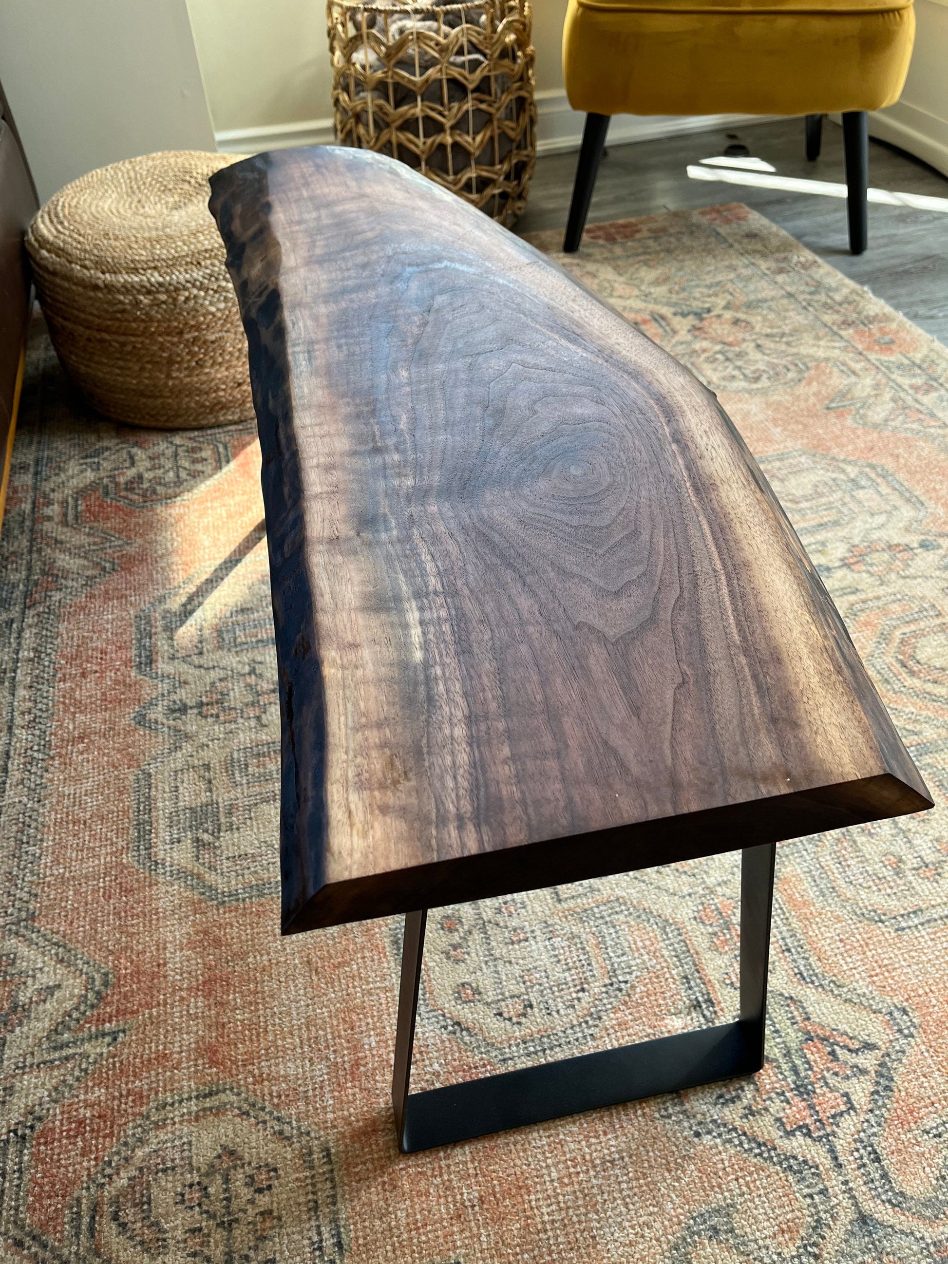 Unique Black Walnut Coffee Table