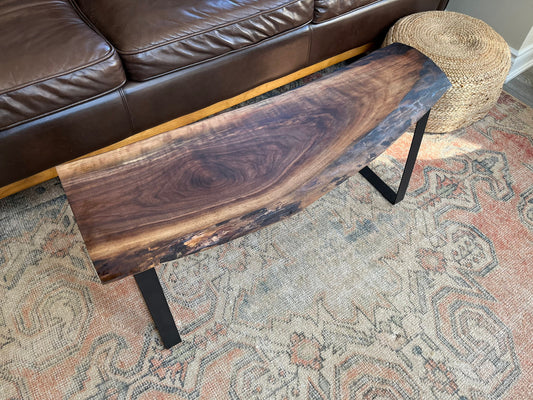 Unique Black Walnut Coffee Table