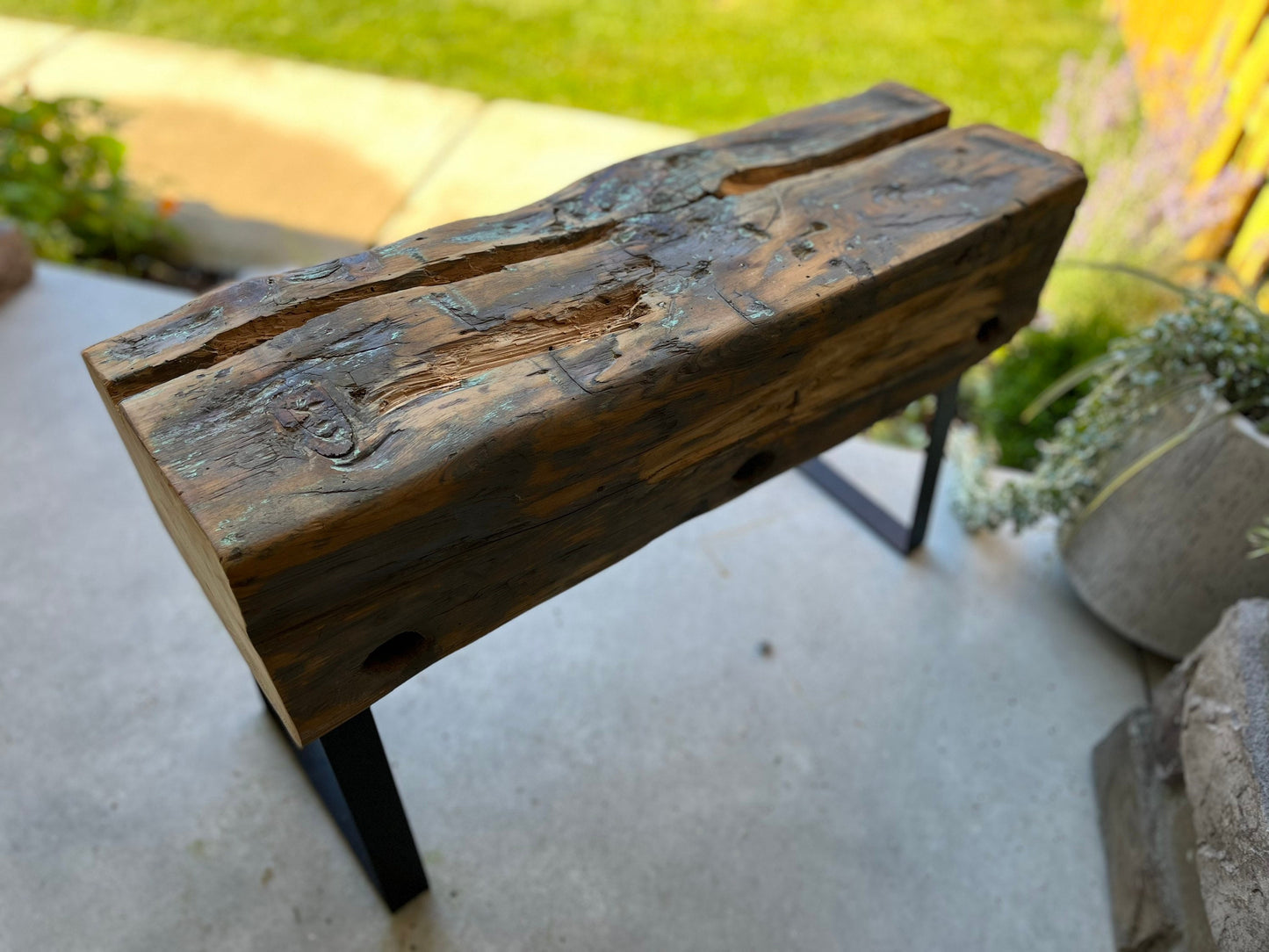 Authentic Barn Beam Bench