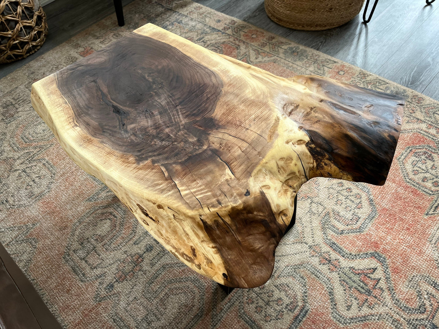 Rustic Black Walnut Coffee Table