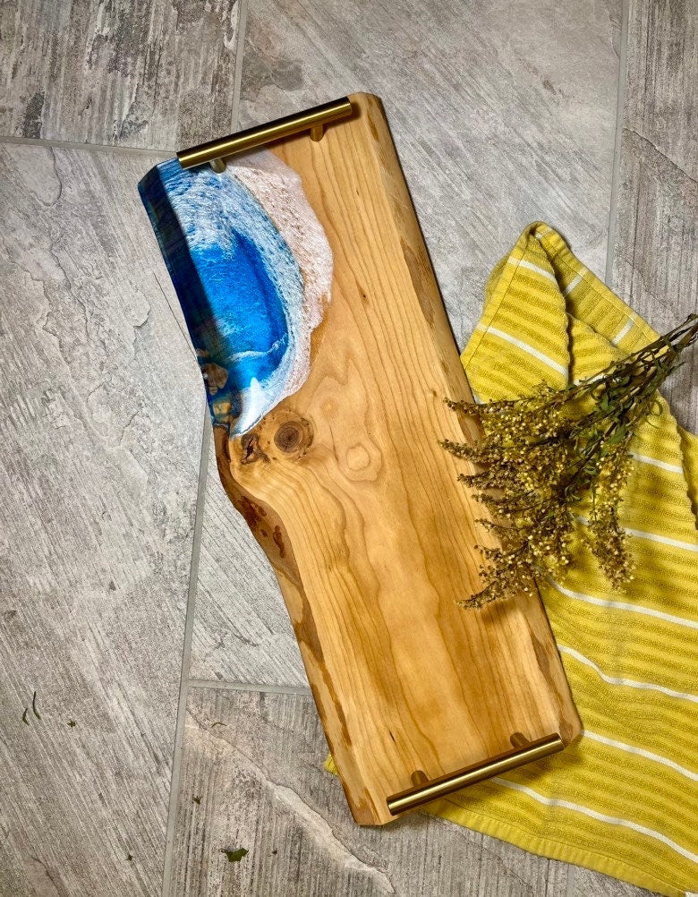 Beach Resin Accent Charcuterie board