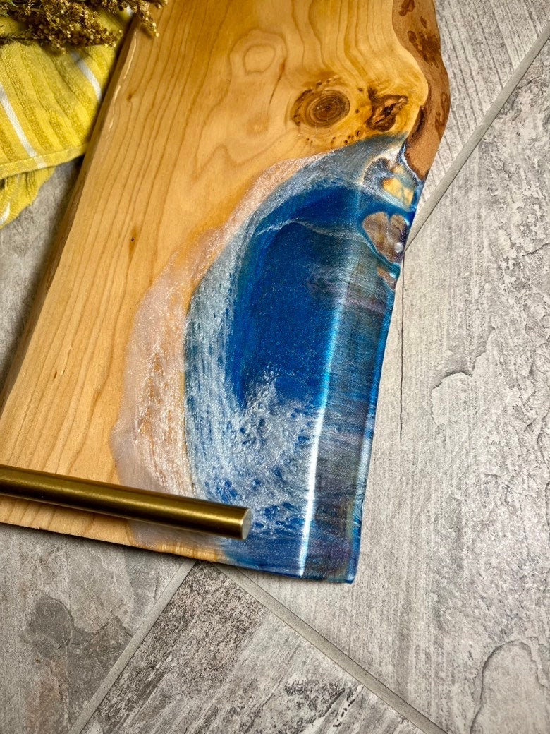 Beach Resin Accent Charcuterie board