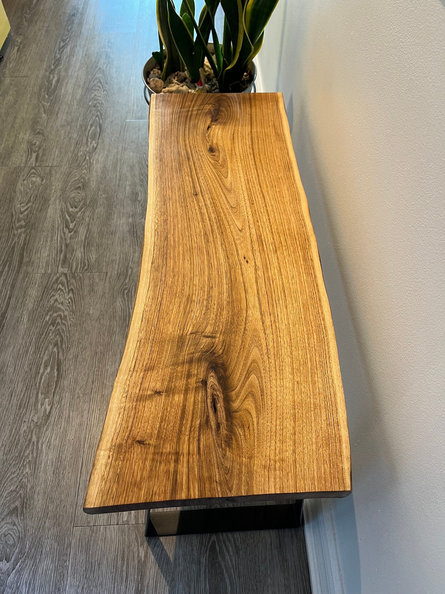 White Walnut Bench