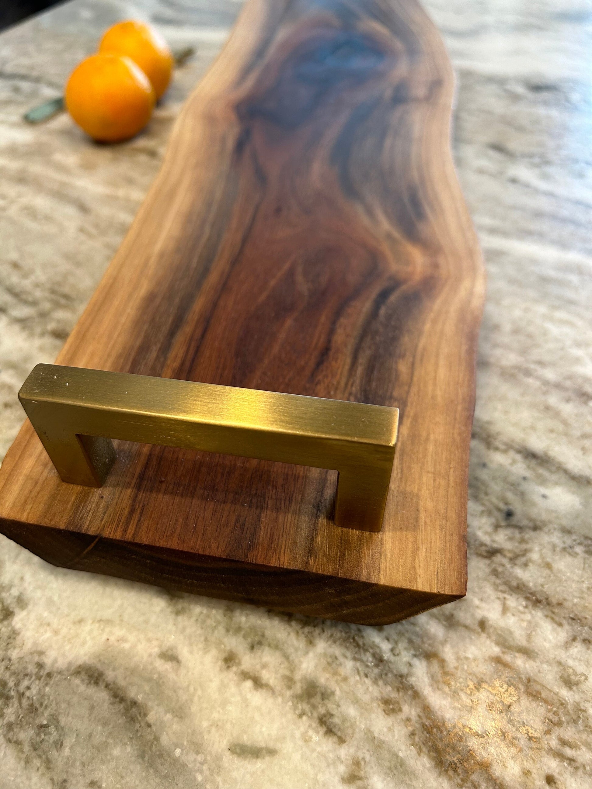 Long Black Walnut Charcuterie board